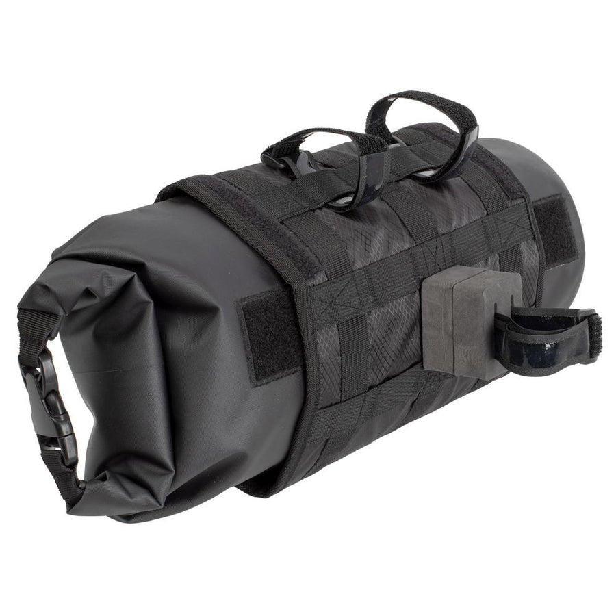 M-WAVE Rough Ride Front Black Series Lenkertasche - 10 l wasserdichte Front-Bikepacking-Tasche