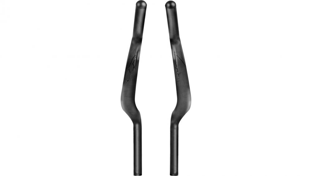 Profile Design 52 ASC Carbon Aerobar Extensions 340mm, 52° Griffwinkel, aerodynamische Form, kompatibel mit 22,2 mm Lenkerklemmung, für Di2 Integration geeignet