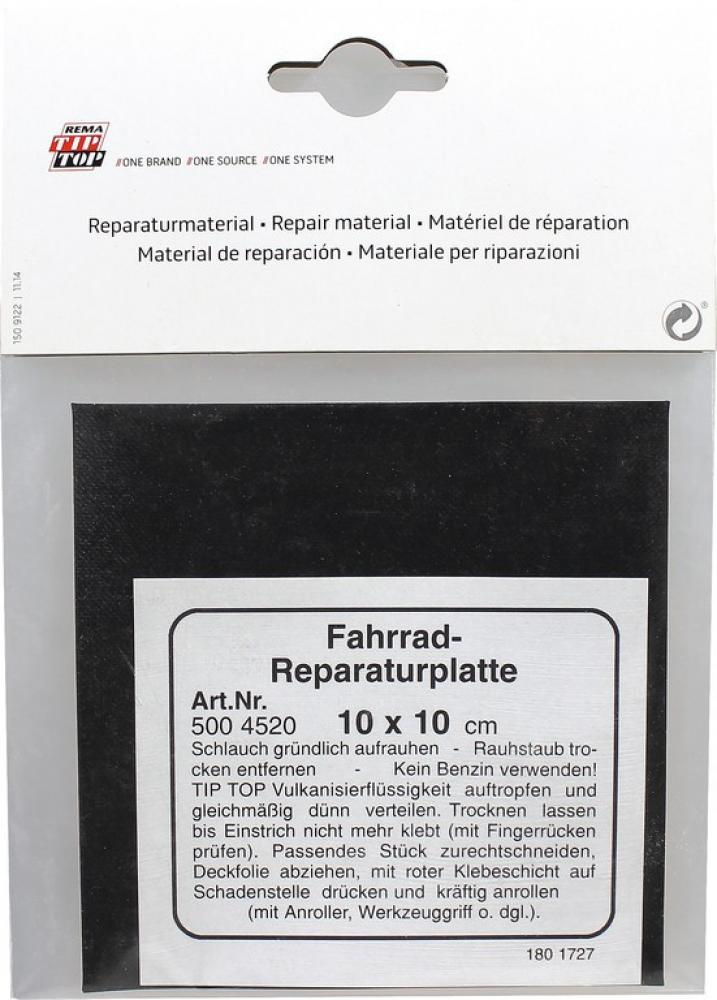 Rema Tip Top Schlauch-reparaturplatte Tt Sb 10x10 Cm