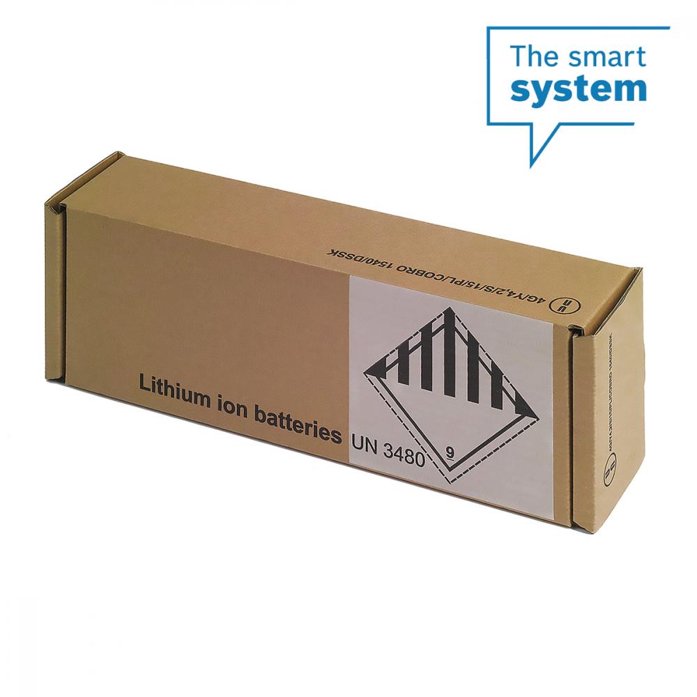 Bosch Transportverpackung PowerPack Rack (Classic+, BBR2XX, BBP33YY) - sichere Gefahrgut-Verpackung für Akkus