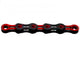 KMC Kette X-10-SL DLC 116 Glieder schwarz-rot