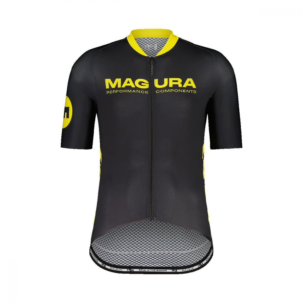 MAGURA Black Endurance Jersey highfivemtns, M Black - leichtes Trikot für lange Ausfahrten