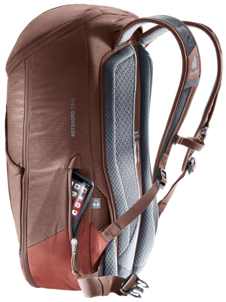 Deuter Rotsoord 25+5 Fahrradrucksack 52 cm Rot - Ergonomisch & Erweiterbar