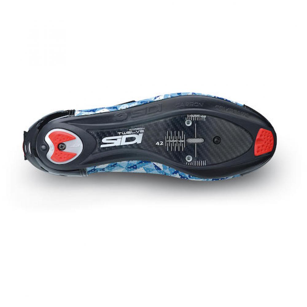 Sidi ROAD T-5 Air blue/white/black 43 Blau/weiß/schwarz - leichter Triathlon-Rennradschuh