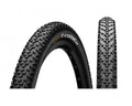 Schwarzer Continental Race King II 2.2 Mountainbike-Reifen 27.5x2.20 mit aggressivem Stollenprofil für optimalen Grip.