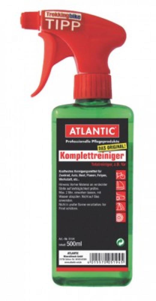 Atlantic Komplettreiniger 500ml Sprühflasche für Fahrräder und Trekkingbikes.