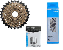 Shimano Antriebsset Freilauf-Schraubzahnkranz MFTZ500 6-fach - 3-teilig