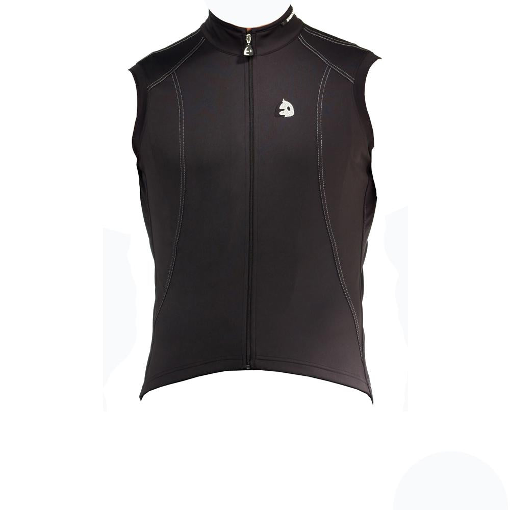 Etxeondo Herren Weste DAILY Schwarz - Ultraleichte Weste mit Windschutz