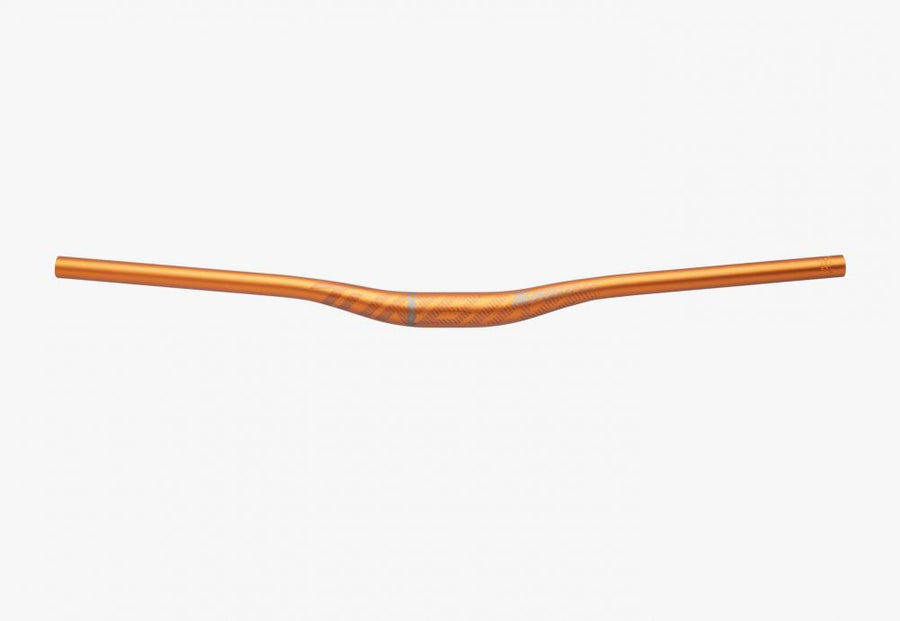 Orange Race Face Turbine Riser Lenker 35.0, 760x20mm für präzise Kontrolle im Trail.