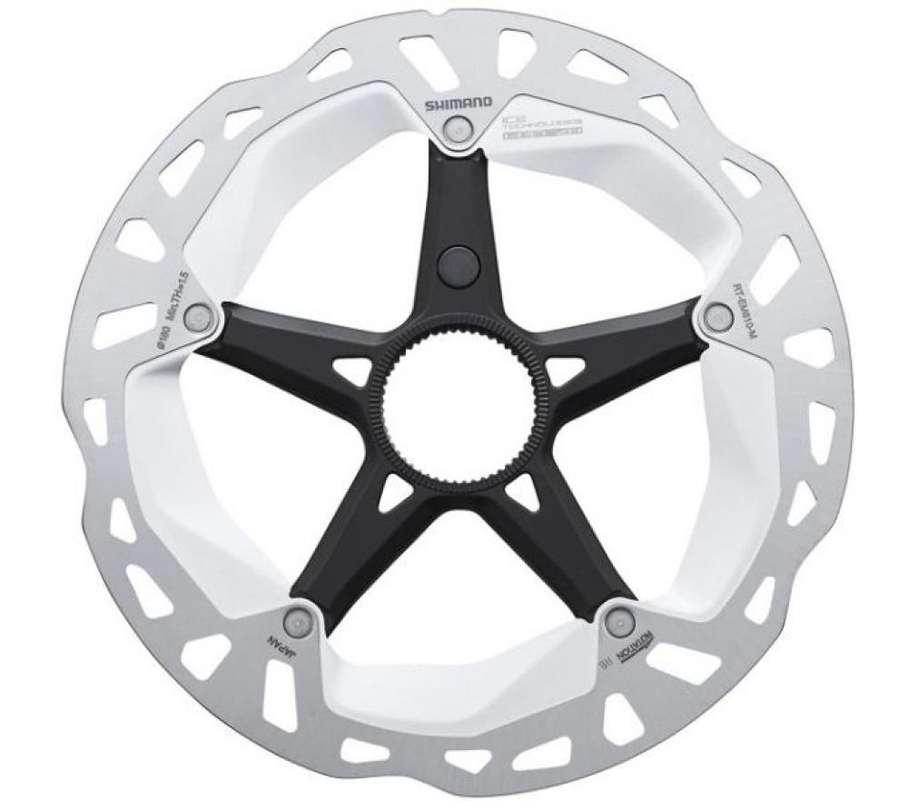 Shimano E-Bike Bremsscheibe RT-EM810 Ø 180 mm Center Lock - kraftvolle Kontrolle