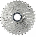 Silberne Shimano CS-HG700 11-fach Fahrradkassette mit 11-34 Zähnen für Rennrad und Gravel.