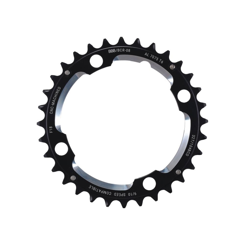 Bbb Kettenblatt Round About 4 32t/104 Mm Anthrazit - Leichtes Mtb-kettenblatt