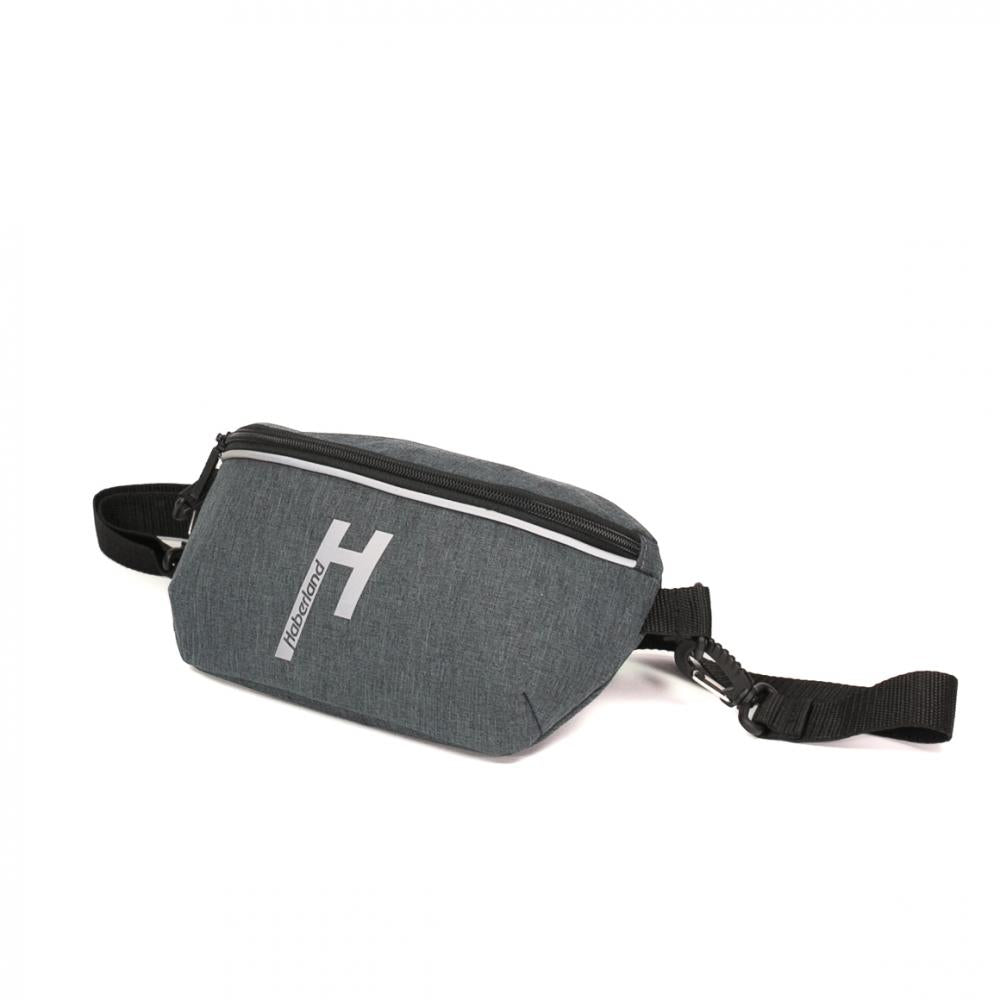 Haberland Lenkertasche Crossbody 4 nature anthrazit/reflex - clevere Lenkertasche & Umhängetasche