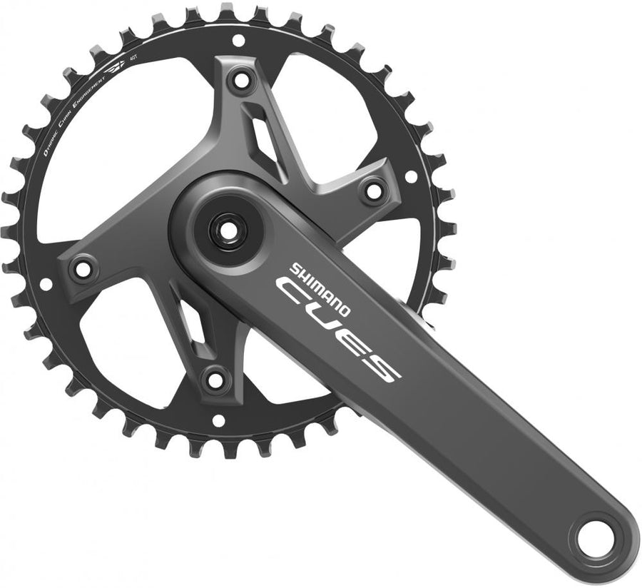 SHIMANO Kurbelgarnitur CUES FC-U6000 170 mm 40Z - robuste Antriebseinheit für 9-/10-/11-fach