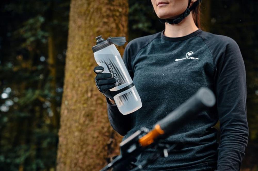 Fidlock Twist Bottle 800 ml + Bike Base Clear Trinkflasche
