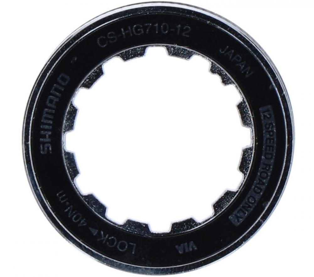 SHIMANO Verschlussring mit Unterlegscheibe CS-HG710-12 Verschlussring - 710-12