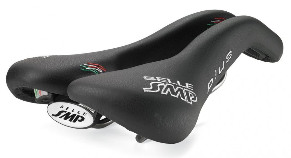 Selle SMP Sattel Plus schwarz Herren 279x159mm, ergonomischer Fahrradsattel für hohen Komfort.