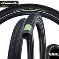 Schwalbe Green Marathon Drahtreifen 24x1,9 (47-507) Schwarz mit GreenGuard Pannenschutz und Reflex für City & E-Bike.