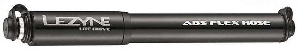 LEZYNE, Pumpen, Minipumpe, Lite Drive Small, schwarz-glänzend, 160PSI, Länge 18cm