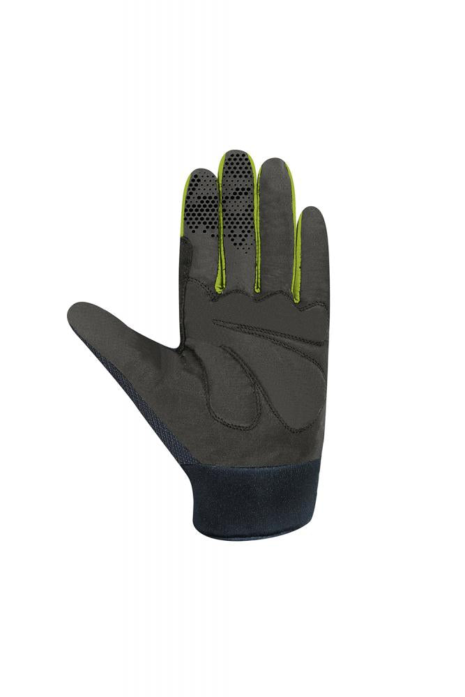 CHIBA Blade - Radhandschuhe S schwarz/neongelb, atmungsaktiv mit Touchfunktion