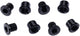 CONTEC Kettenblattschraube "C.Nut"nStahl, u.a. passend für CONTEC Kettenblätter der C.Drive Serie, passend für 1-fach Kurbeln mit Bosch Spider, Set à 4 Stück, schwarz