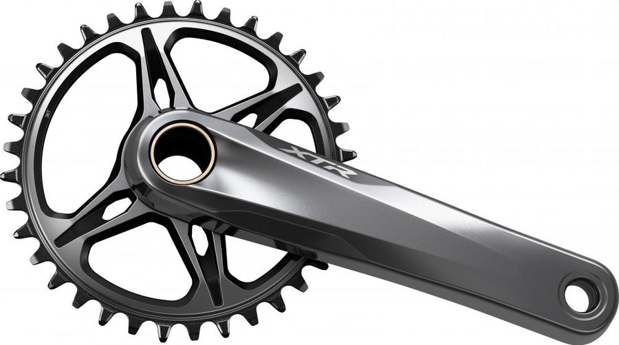 SHIMANO Kurbelgarnitur XTR FC-M9100-1 12-fach 170 mm ohne Kettenblatt - 9100-1, 12-fach, 170 mm