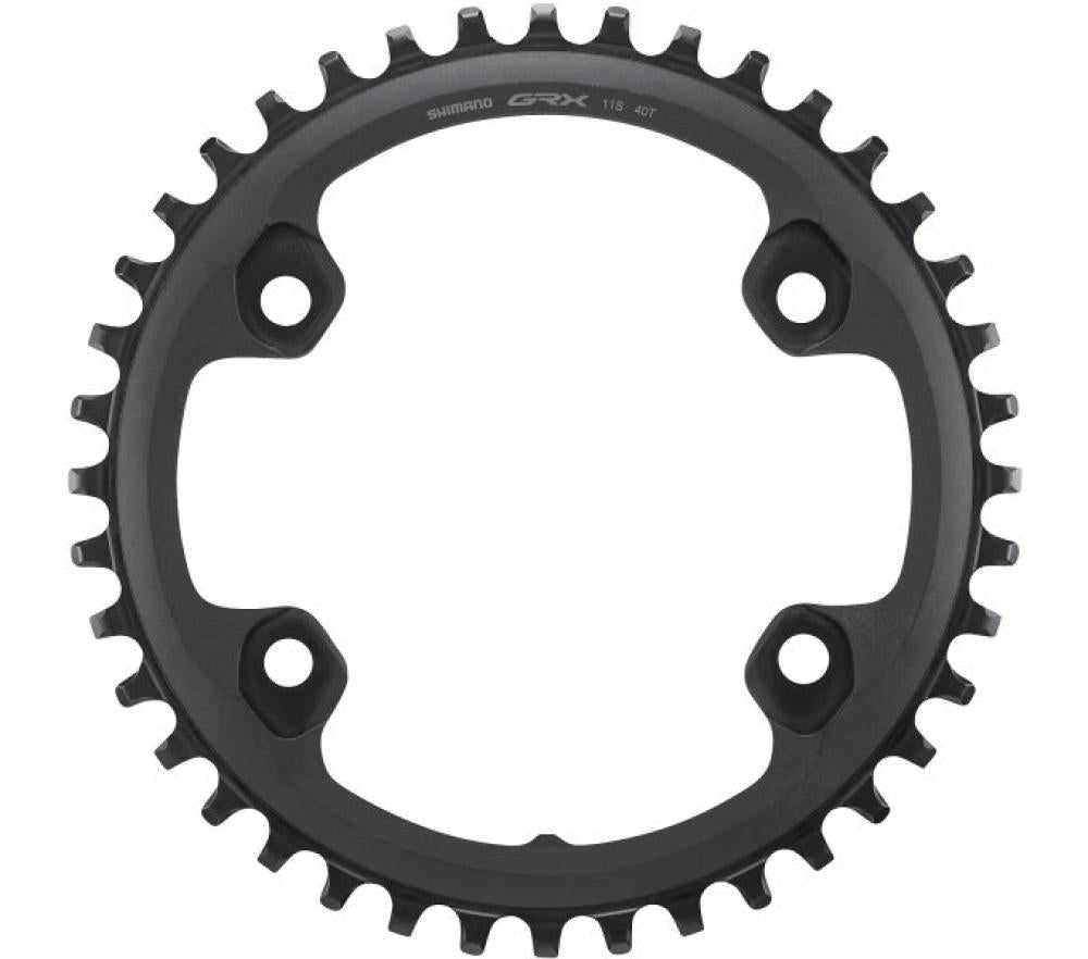 SHIMANO Kettenblatt GRX FC-RX600 40Z Schwarz - Effizientes 1-fach Gravel-Antriebsblatt