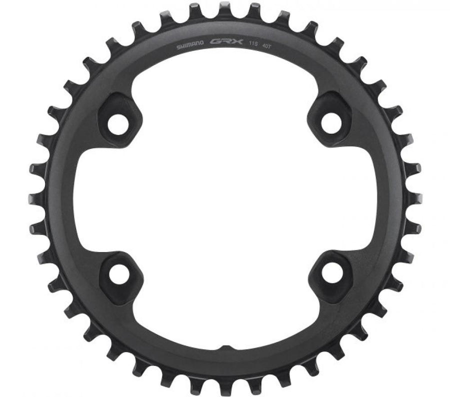 SHIMANO Kettenblatt GRX FC-RX600 40Z Schwarz - Effizientes 1-fach Gravel-Antriebsblatt