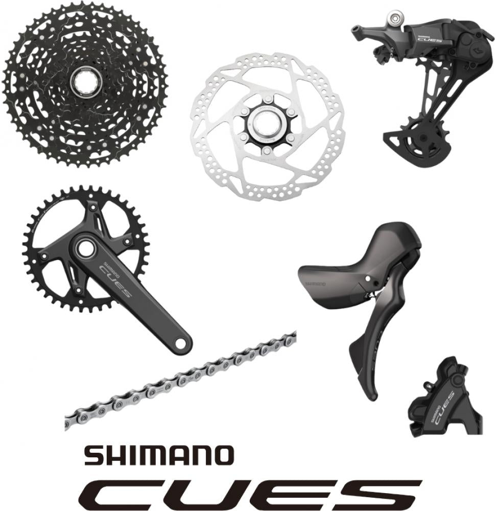 SHIMANO Gruppe CUES (FC-U6040-1) 10/11 Fach, 10 - moderne Komplett-Schalt- und Bremsgruppe