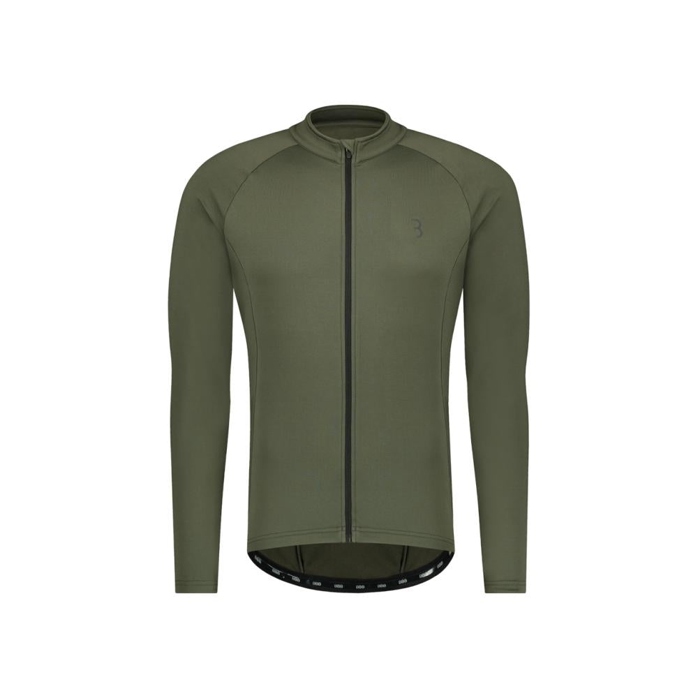 BBB Cycling BBB Langarmtrikot Transition l.a. l Olive - bequemes Langarm-Trikot für Frühling & Herbst