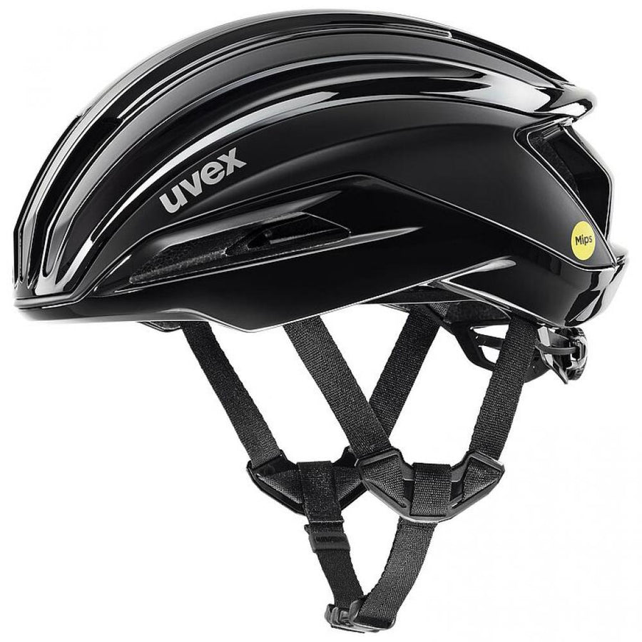 uvex surge aero MIPS Rennradhelm, black matt, 59-61cm, mit Aero-Cover für Top-Aerodynamik, MIPS Air Node, 3D IAS, Brillengarage, leicht & sicher, Pro-Level