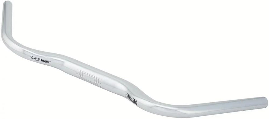 Ergotec Lenker Aerowing 2 silber, 31.8mm, 640mm, 20mm Höhe, 48° Backsweep.