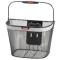 KLICKfix Fahrradkorb Uni Korb schwarz H 26 x L 25 x B 35cm