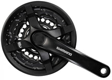 SHIMANO Kurbelgarnitur TOURNEY FC-TY501 - 6-fach, 7-fach, 8-fach, 175 mm, 42-34, 24 Zähne