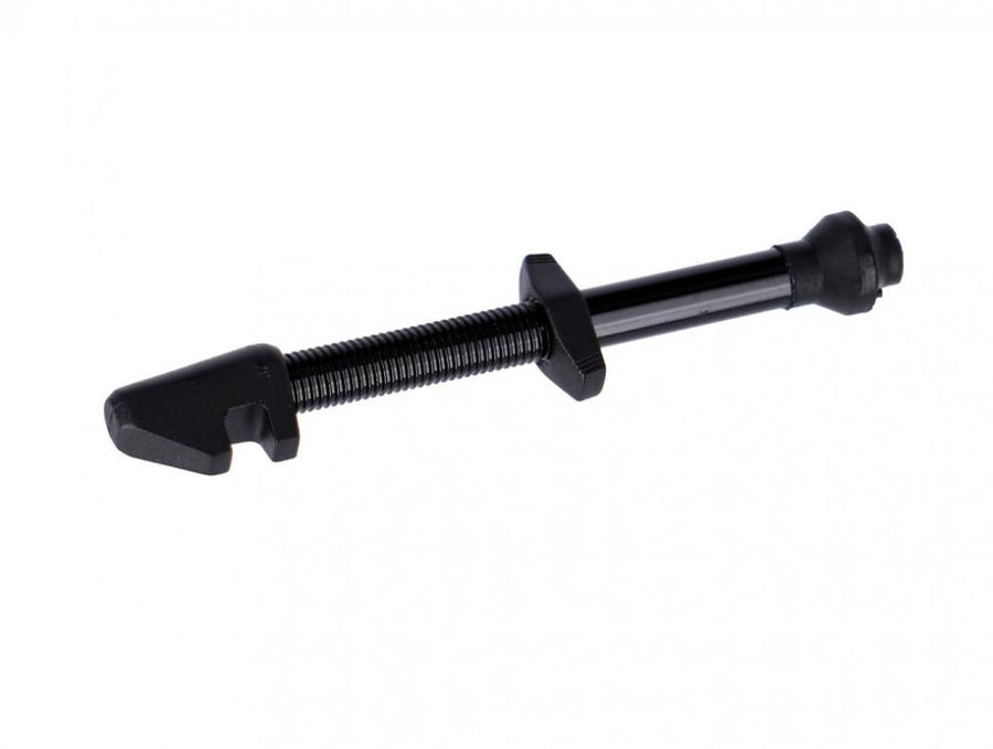 DT Swiss Tubeless-Ventil Alu schwarz 49-65 mm Schwarz - zuverlässige Abdichtung für Tubeless-Systeme