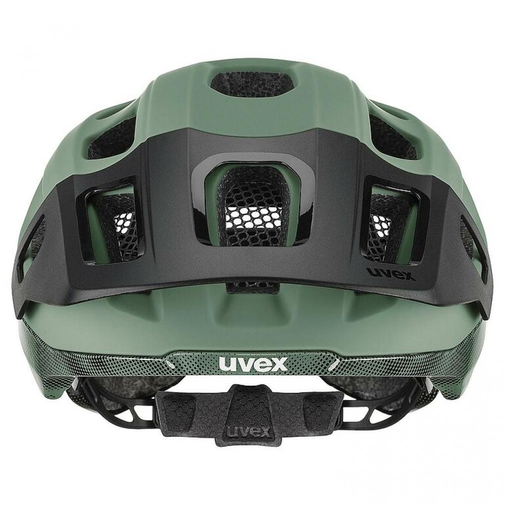 UVEX React MIPS MTB-Helm moss green-black matt 59-61 cm, MIPS, 3D IAS 3.0, EPS/PC, 10 Lüftungen, Unisex