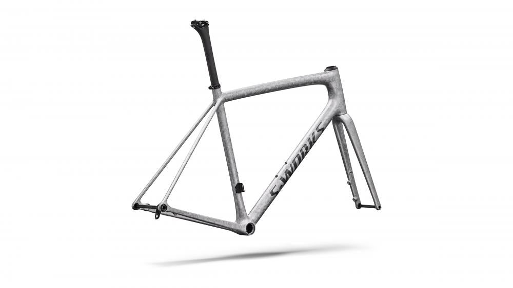Specialized Aethos Rahmenset - Shadow Silver/Silver Dust/Black Pearl - Größe 58 cm