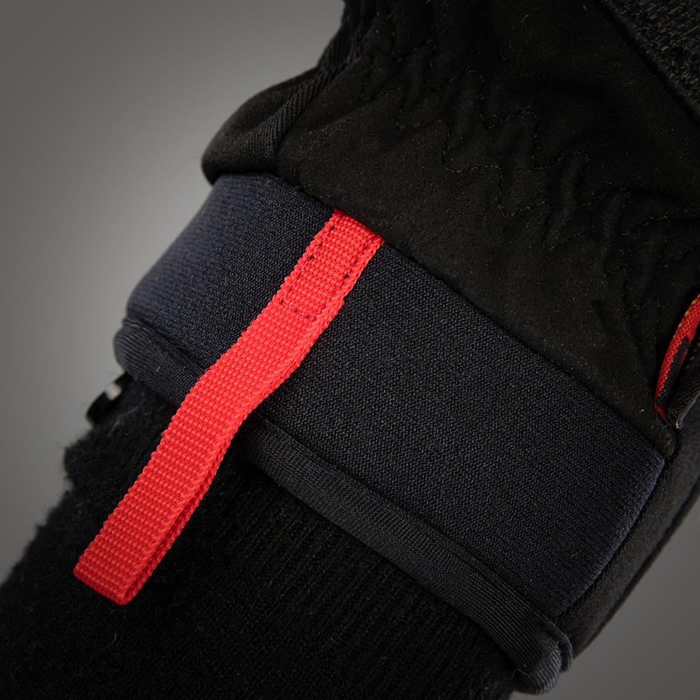 CHIBA Warm Winter - wasserdichte Winter-Radhandschuhe schwarz, Größe L