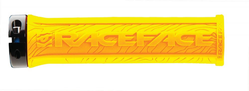 Race Face Half Nelson Single Clamp Lock-On Griff 29 mm gelb - maximaler Grip bei geringem Gewicht
