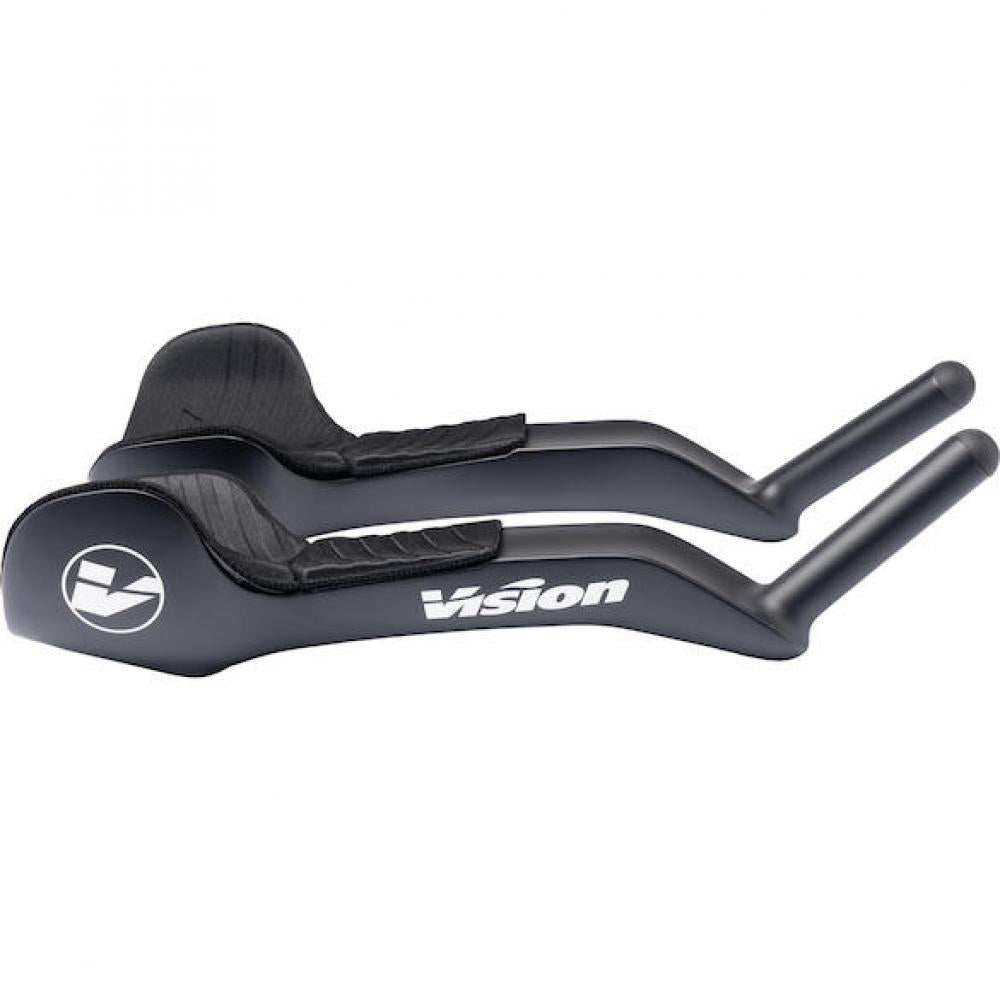 Vision Extensions Metron TFE EVO 340 mm (L) Schwarz - aerodynamische Carbon-Zeitfahr-Extensions