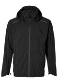 Basil Skane Herren Regenjacke schwarz XL, wasserdicht, atmungsaktiv und reflektierend für Radfahrer.