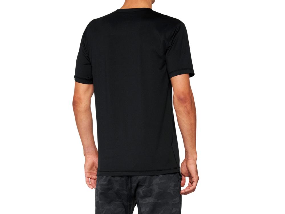 100% Mission Athletic T-Shirt S black - funktionelles Performance-Shirt für Sport & Alltag