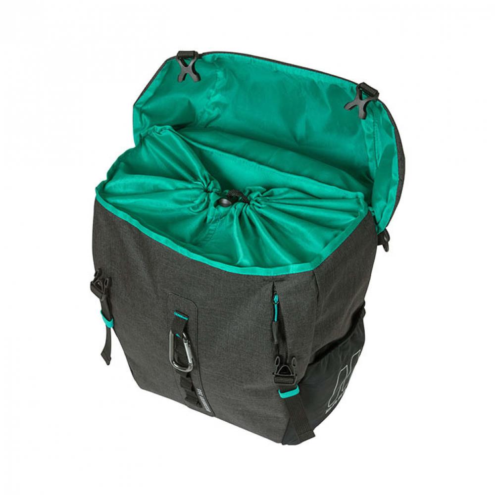 Basil Einzelpacktasche Discovery 365D schwarz melee 9 Liter