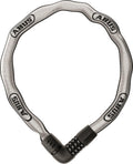ABUS Tresor 6807C/110 Kettenschloss - 110 cm, reflective, 7 mm Vierkantkette, Zahlencode, Security Level 7