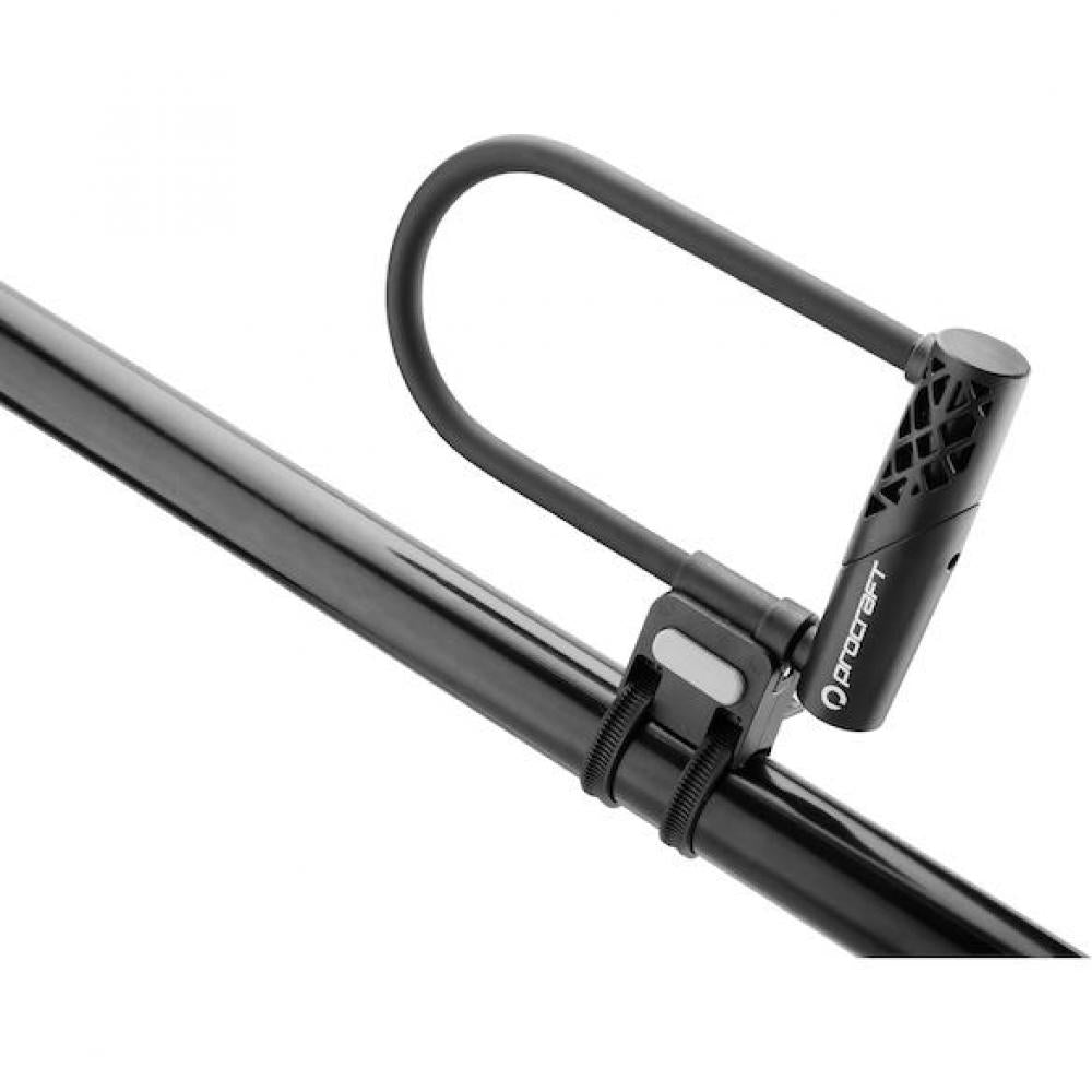 Procraft Bügelschloss Urban Essential 150 mm Schwarz - kompakter Diebstahlschutz