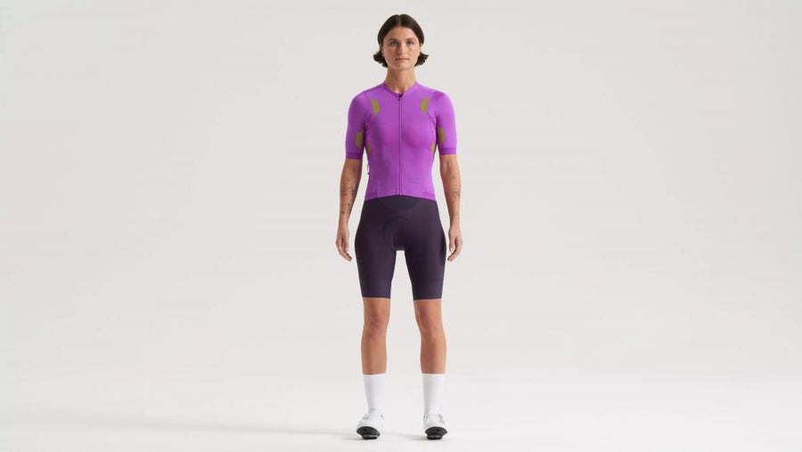 PRIME HYPRVIZ High-Visibility Damen Radtrikot Kurzarm - Neon Orange - Größe XL - Jersey