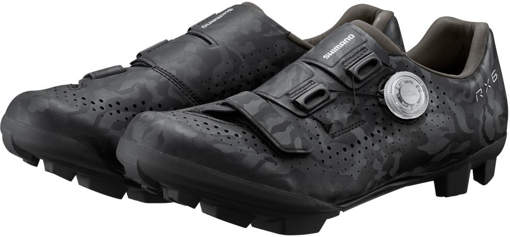 SHIMANO RX600 Fahrradschuhe - Herren/Damen Gravel SPD, Größe 42, Schwarz