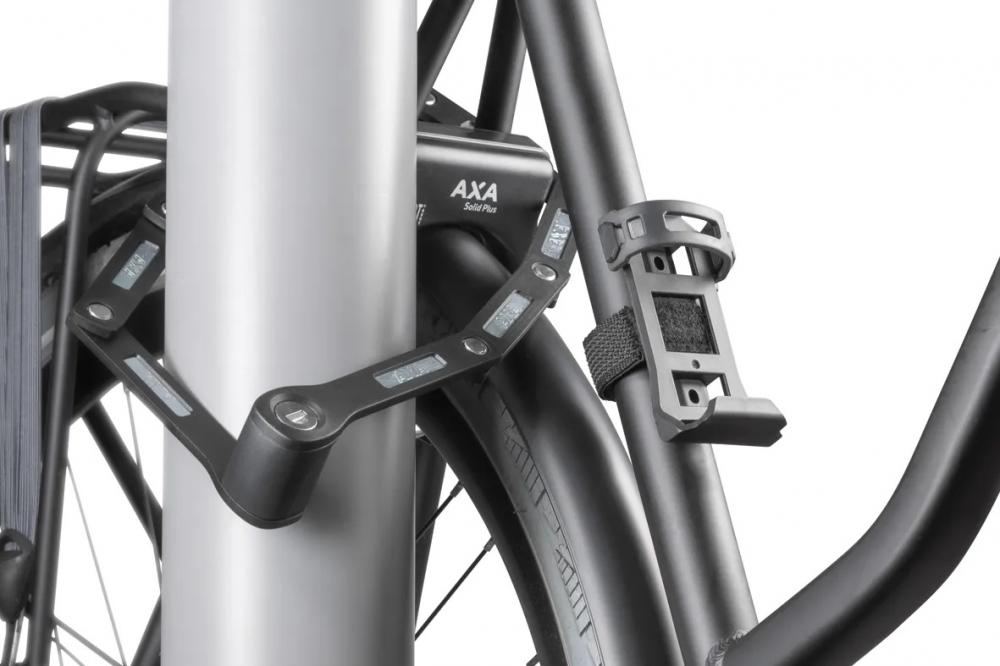 AXA Faltschloss Fold Lite 80 800 mm Schwarz - leichtes Fahrradschloss mit hohem Schutz