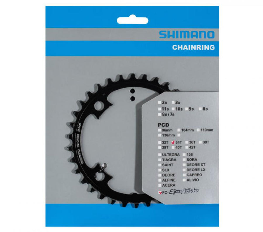 SHIMANO Kettenblatt SM-CRE80 / SM-CRE80-B 34Z - effizienter Antrieb für E-Bike Systeme