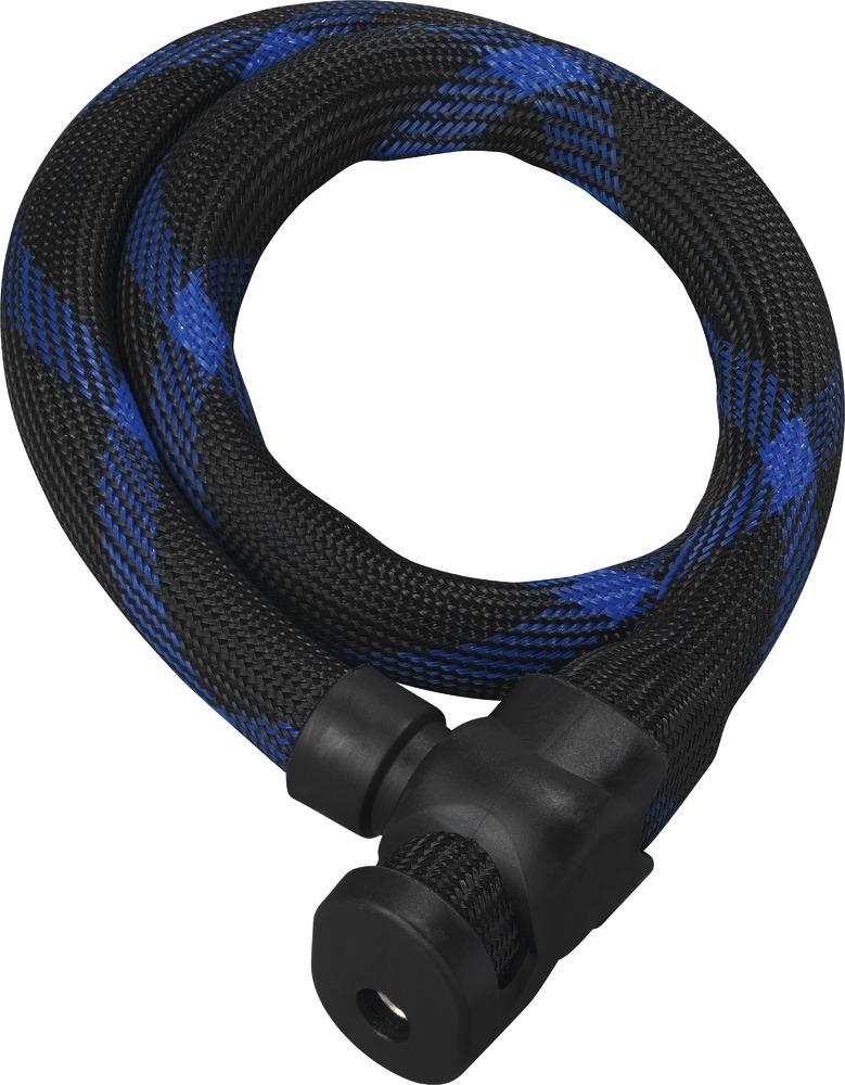 Abus Kabelschloss Steel-O-Flex IVERA Steel-O-Flex 7200 schwarz/blau Länge 85 cm